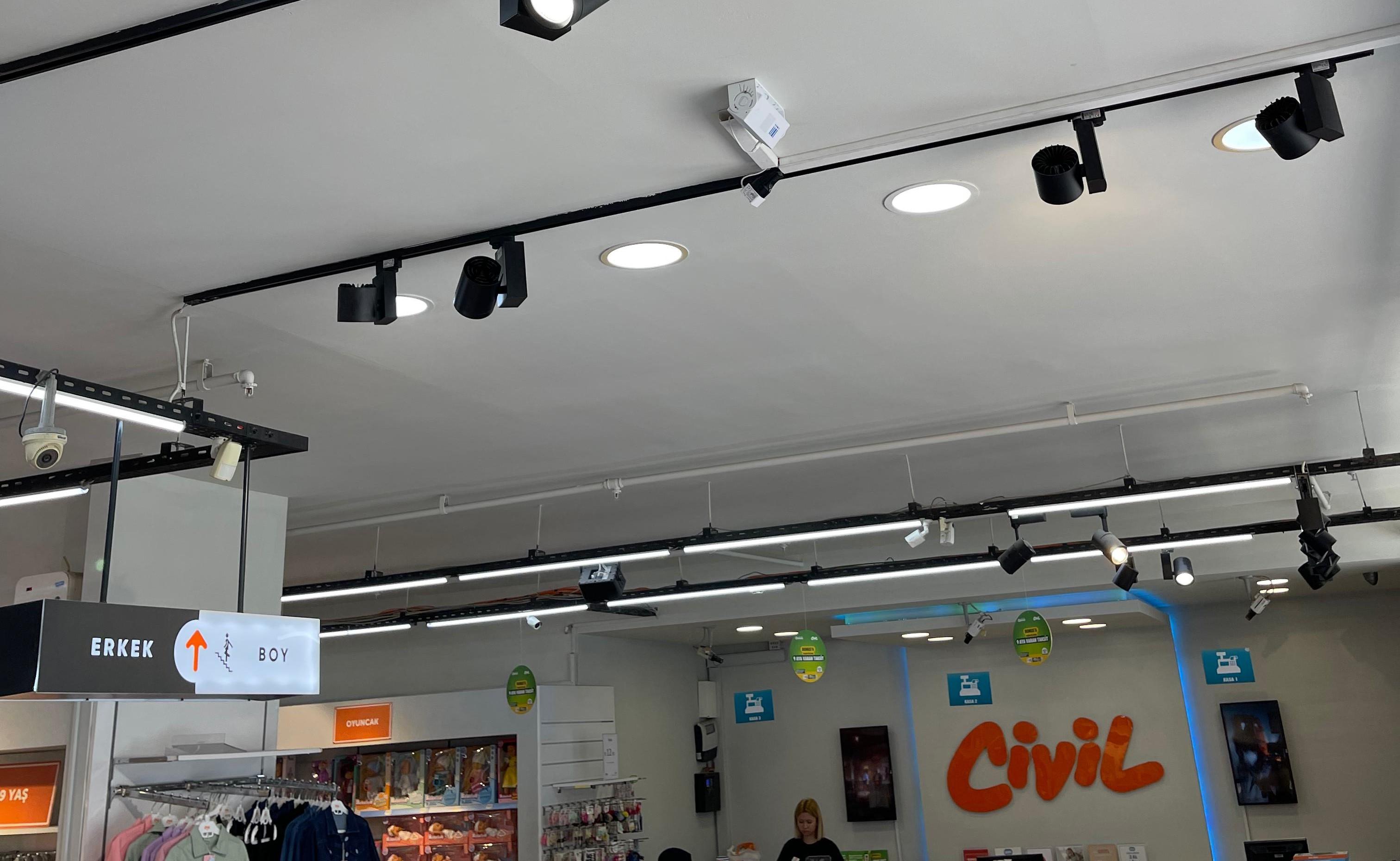 Sayiyo kişi sayım cihazı mağaza kurulumu 2